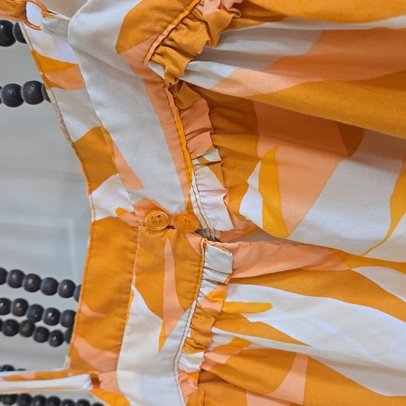 Orange and White Tank Top - Picture 7 of 8